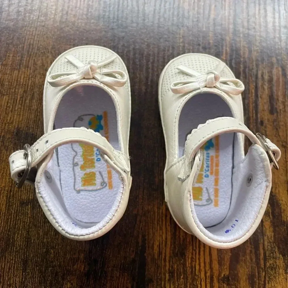 Mexican leather baby shoes